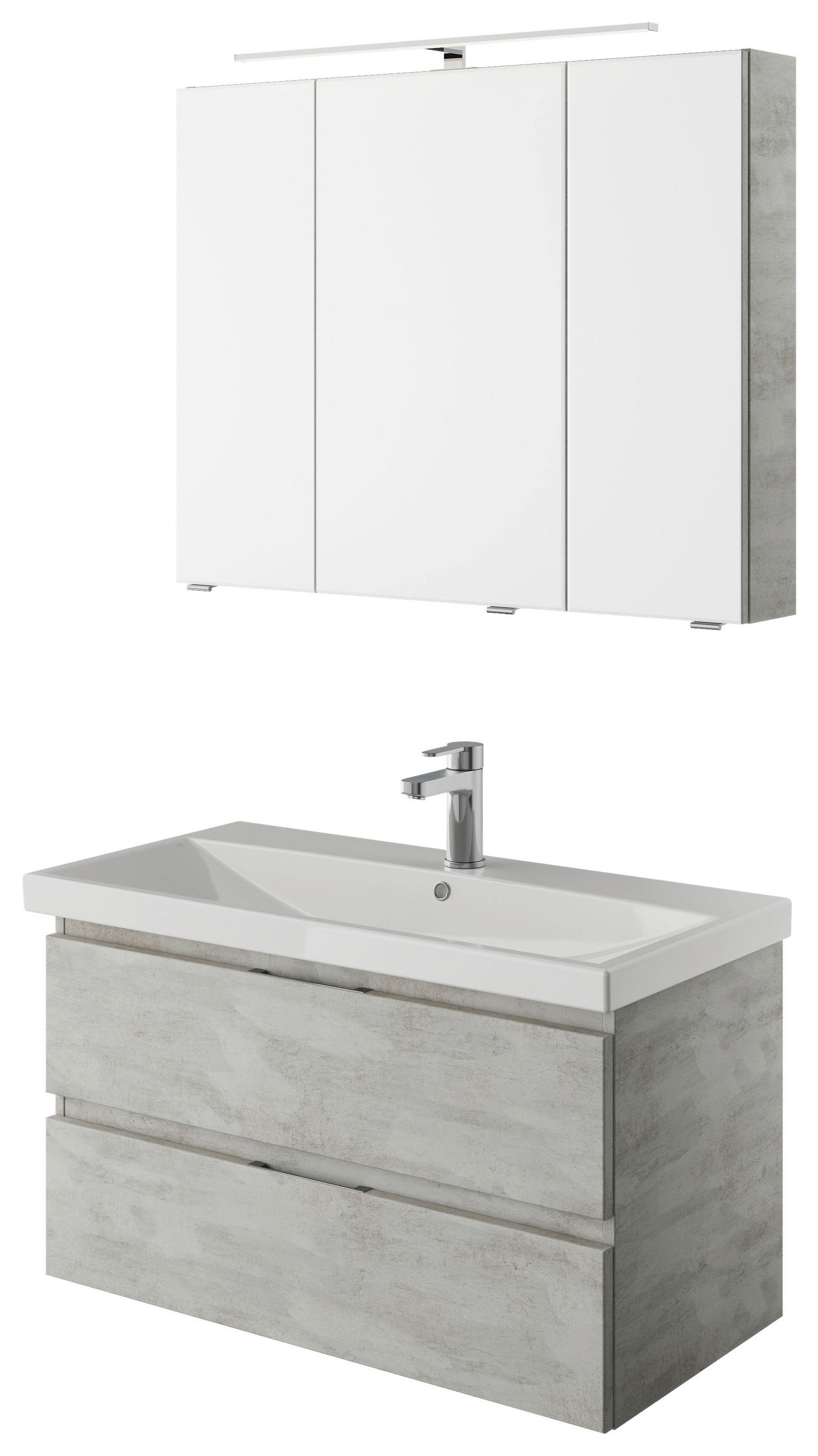 Pelipal Badezimmer Serie 4035 Grau 90 cm