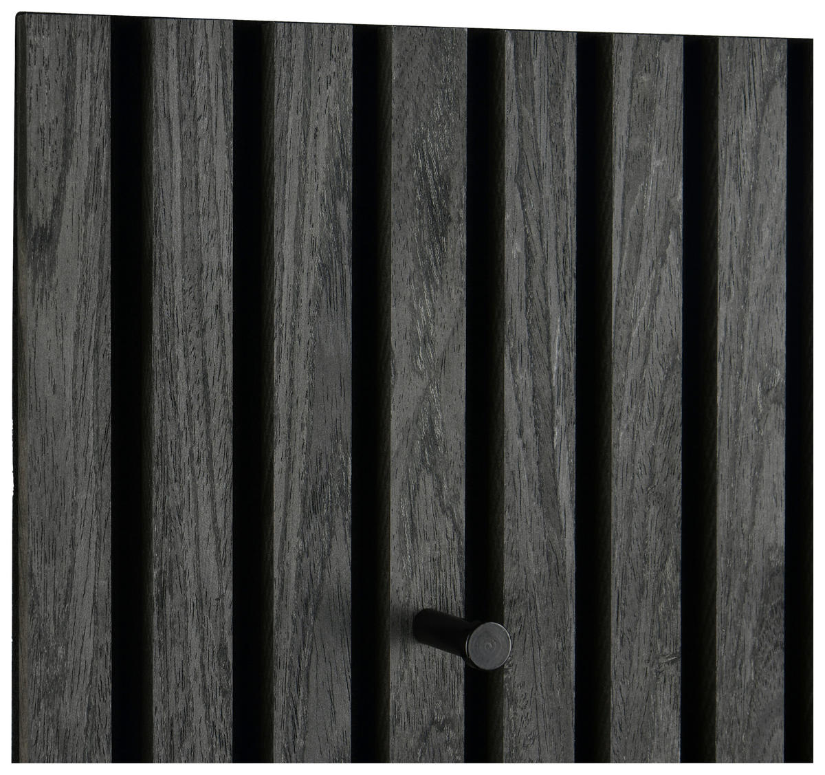 GARDEROBENPANEEL  in 60/30/7 cm  - Schwarz/Grau, MODERN, Holzwerkstoff/Textil (60/30/7cm) - Xora
