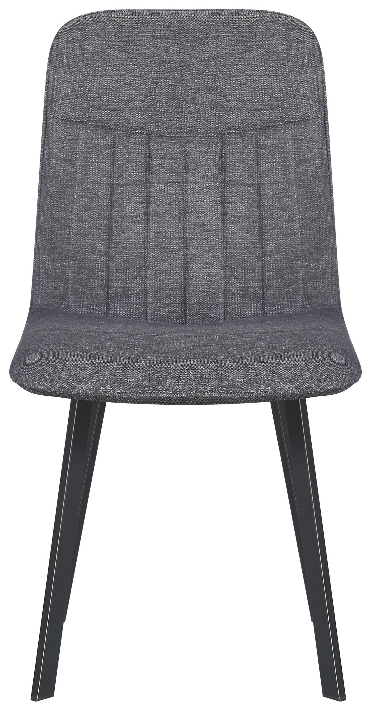 TISCHGRUPPE Grau  - Grau, KONVENTIONELL, Textil/Metall (140/46/75/88/80/57cm) - MID.YOU