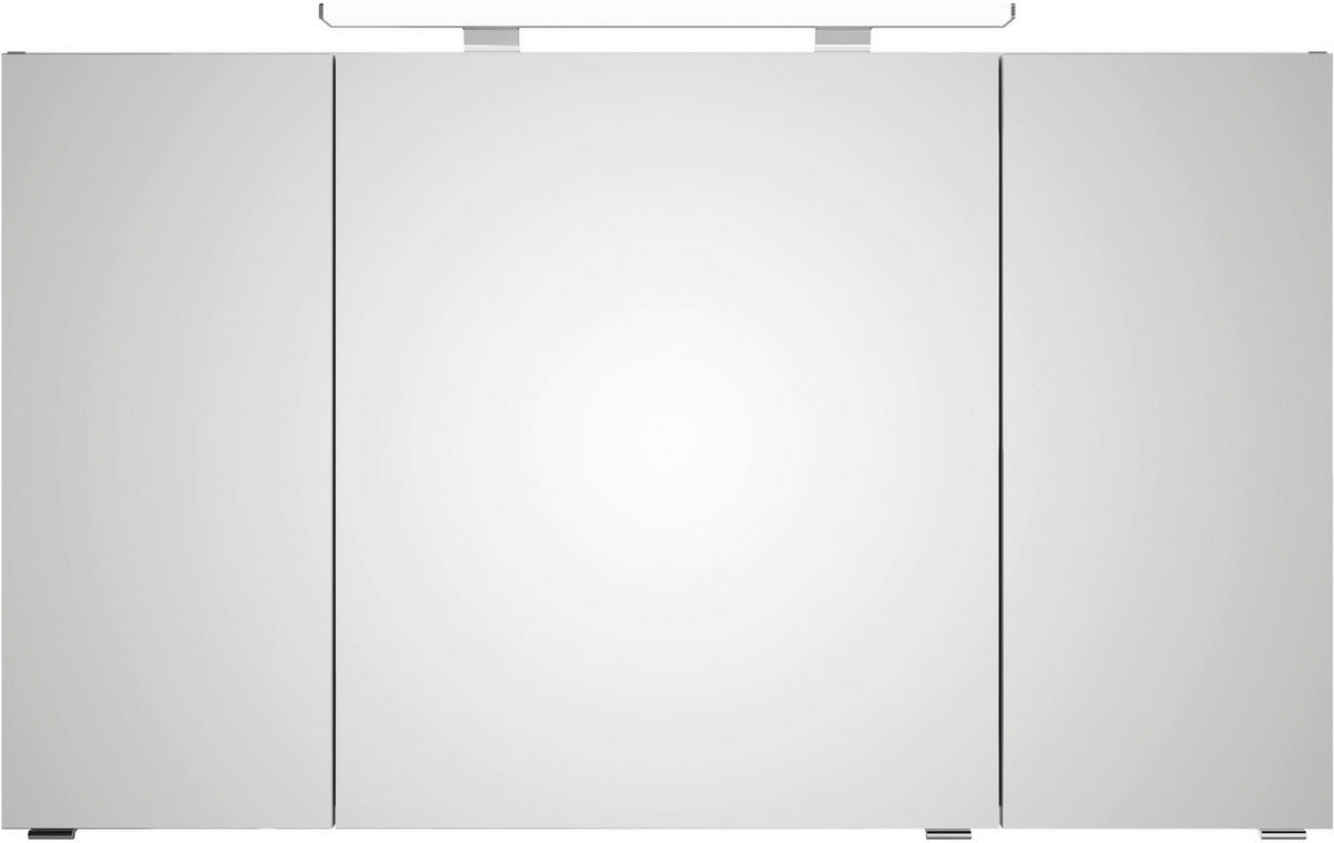 BADEZIMMER 3-teilig  in 120,5 cm  - Chromfarben/Graphitfarben, MODERN, Glas/Keramik (120,5cm) - Sadena