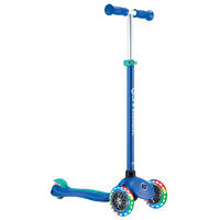 KINDERSCOOTER PRIMO PLUS LIGHTS  - Dunkelblau, Basics, Kunststoff (57.5/28/82,5cm) - GLOBBER