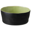 SCHÜSSEL RIVIERA   - Salbeigrün/Schwarz, Basics, Keramik (24/10cm) - Costa Nova