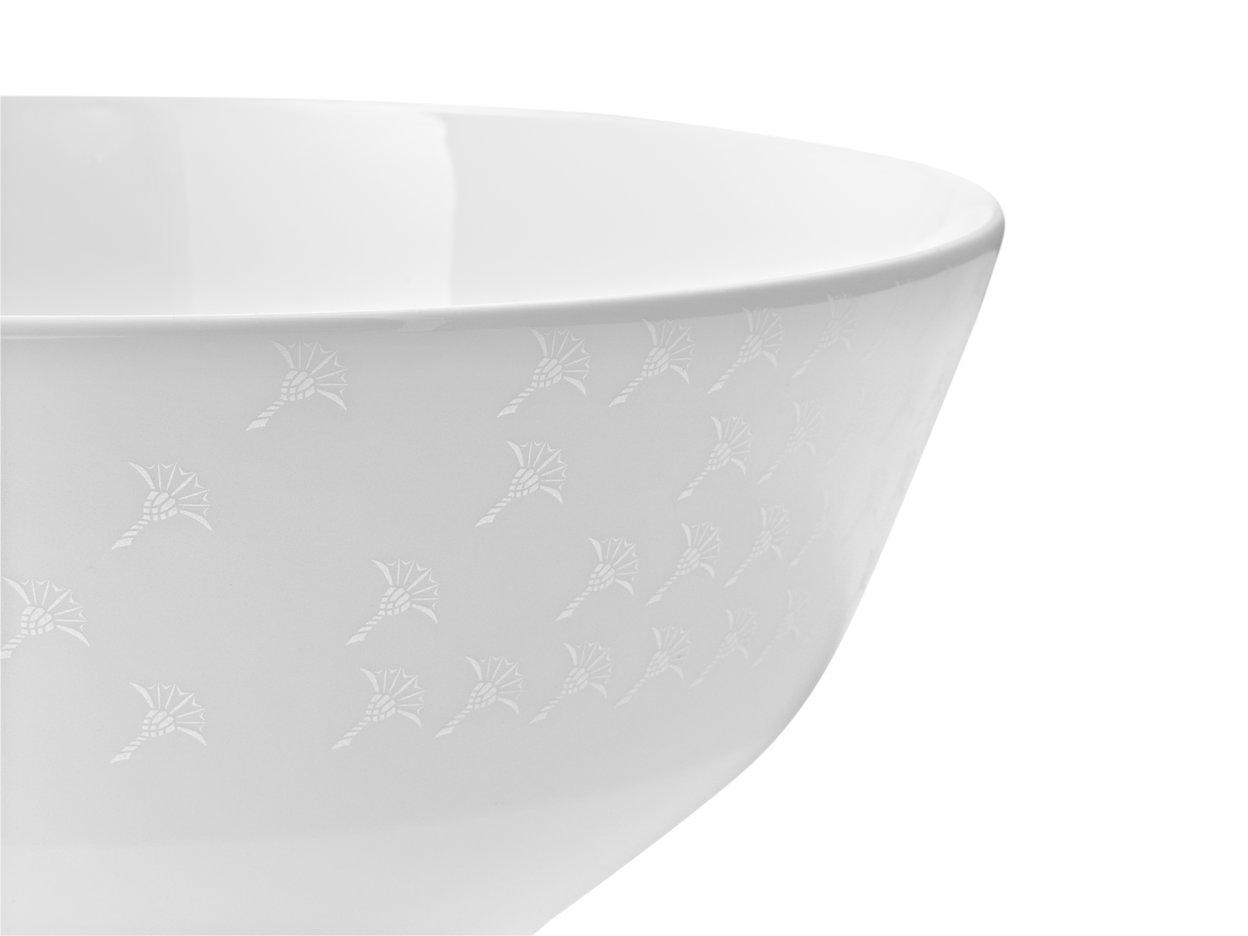SCHALE Faded Cornflower   - Weiß, Design, Keramik (23/9,5cm) - Joop!