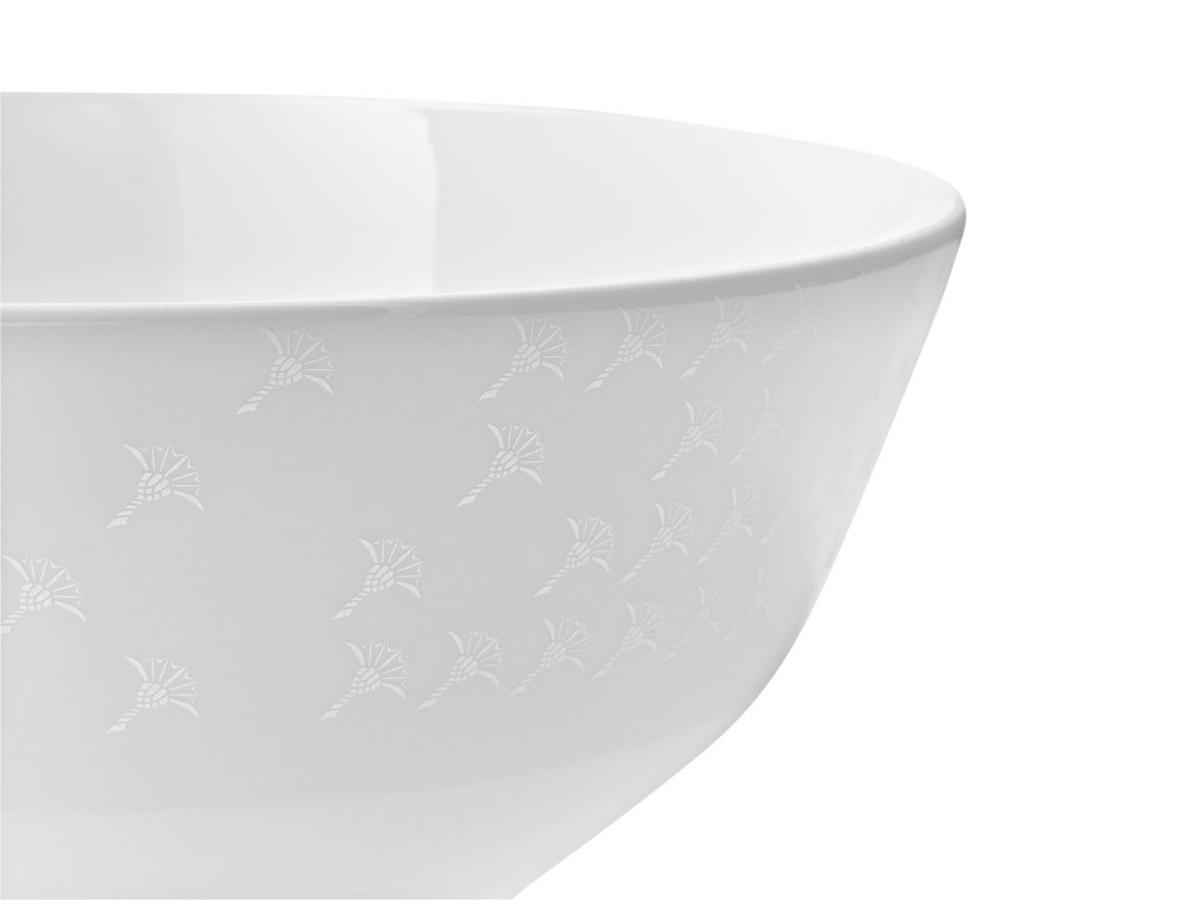 SCHALE Faded Cornflower   - Weiß, Design, Keramik (23/9,5cm) - Joop!