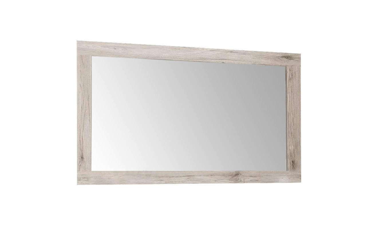 OGLEDALO ZIDNO  119/70/1,6 cm     - boje hrasta, Konvencionalno, staklo/drvni materijal (119/70/1,6cm) - Carryhome