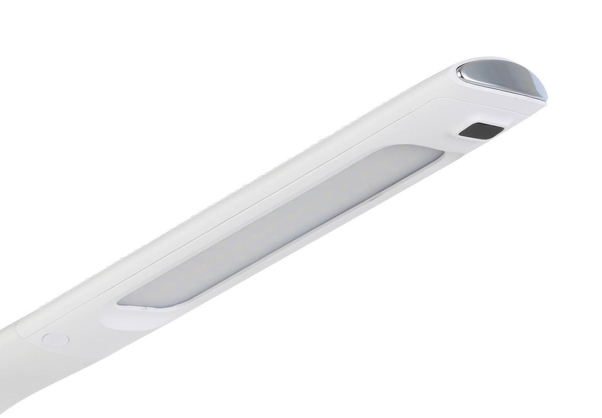 LED LAMPA NA PSACÍ STŮL, ovládání gesty, 6,5/13/48 cm - bílá, Basics, plast (6,5/13/48cm) - Novel