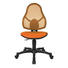 DREHSTUHL Lederlook, Netz Orange - Orange, Basics, Kunststoff/Textil (44/88-100/44cm)