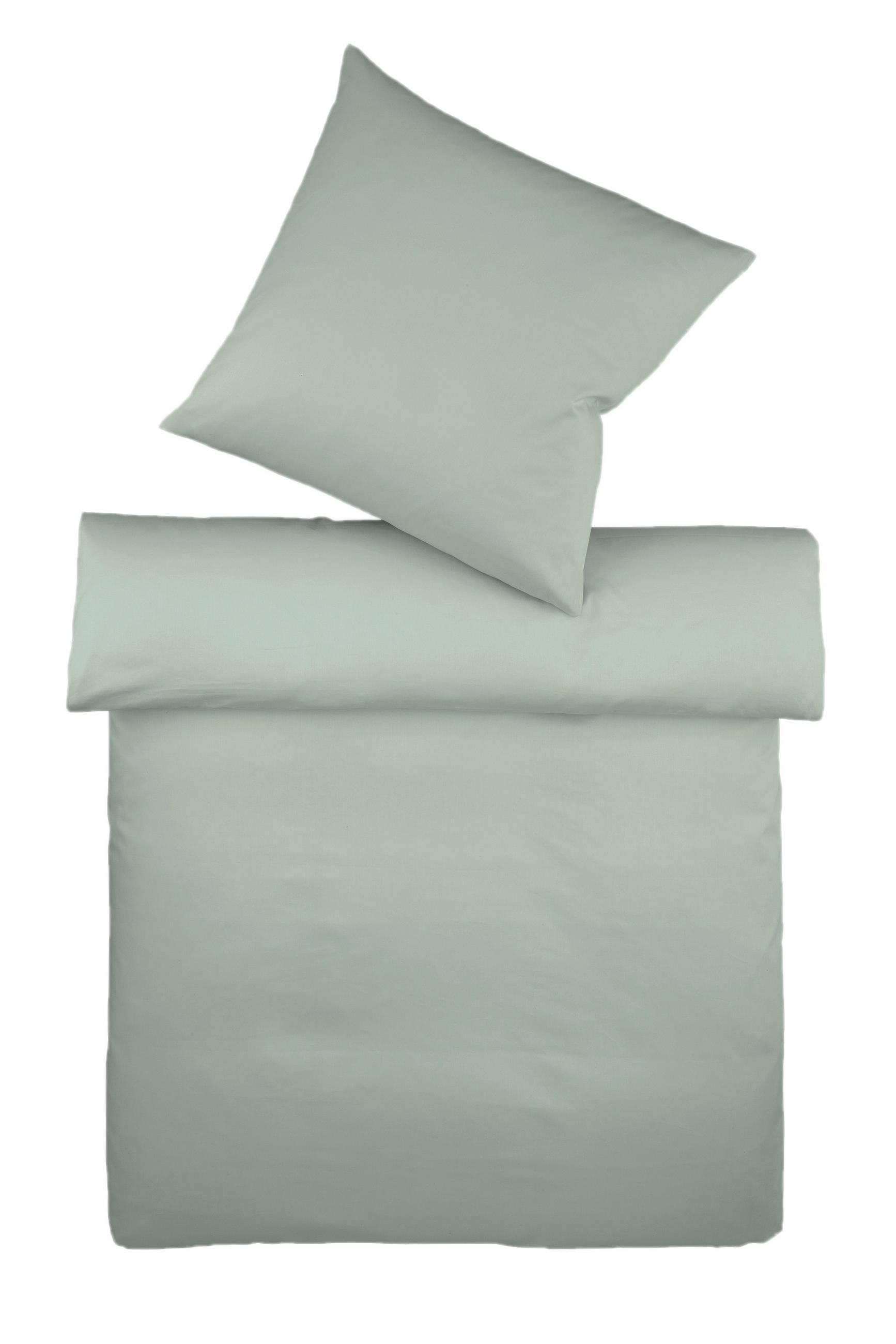 BETTWÄSCHE Provence Leinenoptik 200/220 cm  - Olivgrün, Basics, Textil (200/220cm) - Fleuresse