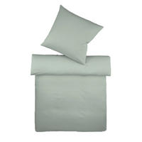 BETTWÄSCHE Provence Leinenoptik 200/220 cm  - Olivgrün, Basics, Textil (200/220cm) - Fleuresse