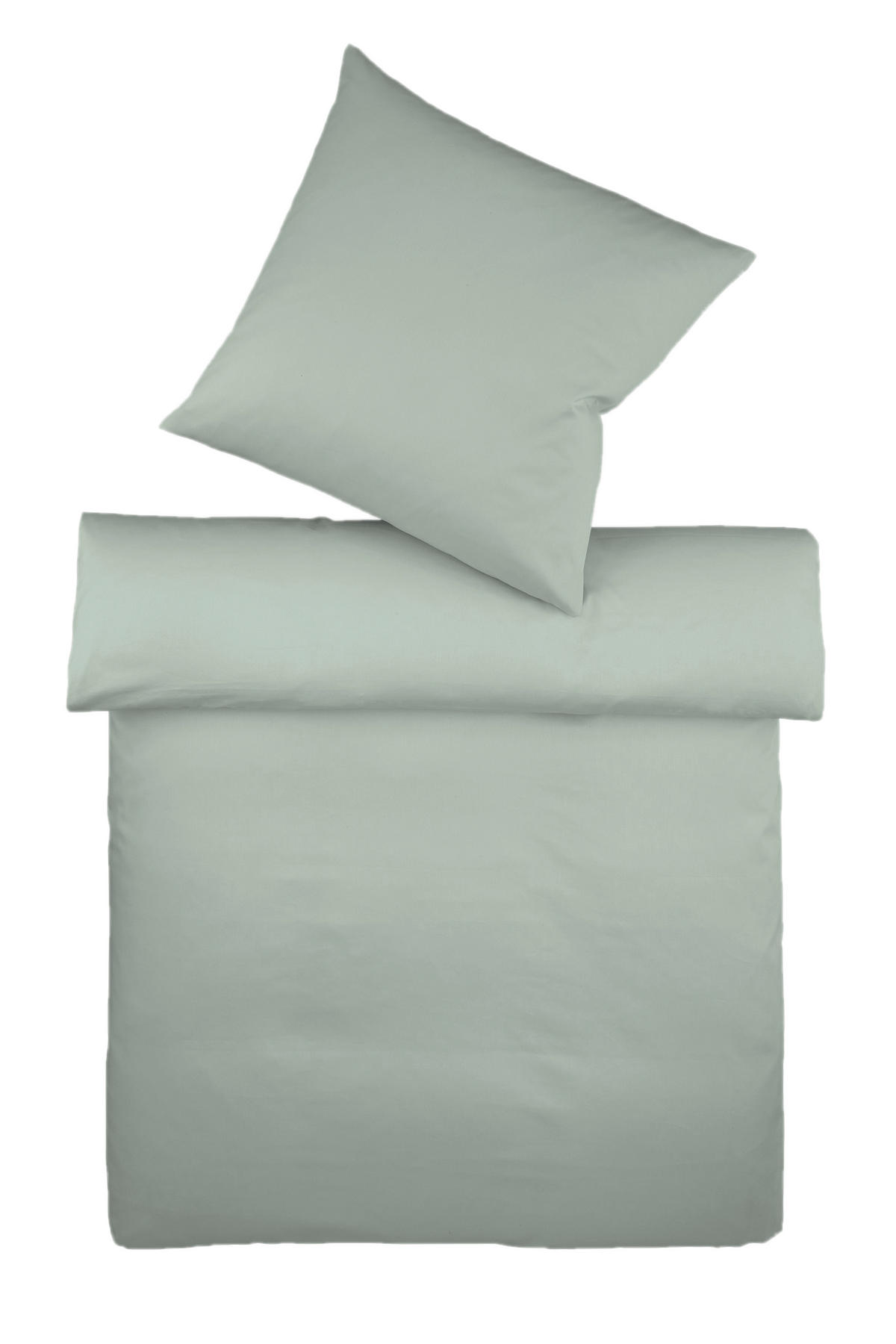 BETTWÄSCHE Provence Leinenoptik 200/220 cm  - Olivgrün, Basics, Textil (200/220cm) - Fleuresse