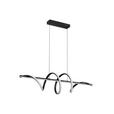 LED-HÄNGELEUCHTE 101/25/150 cm  - Schwarz, Design, Kunststoff/Metall (101/25/150cm) - Novel