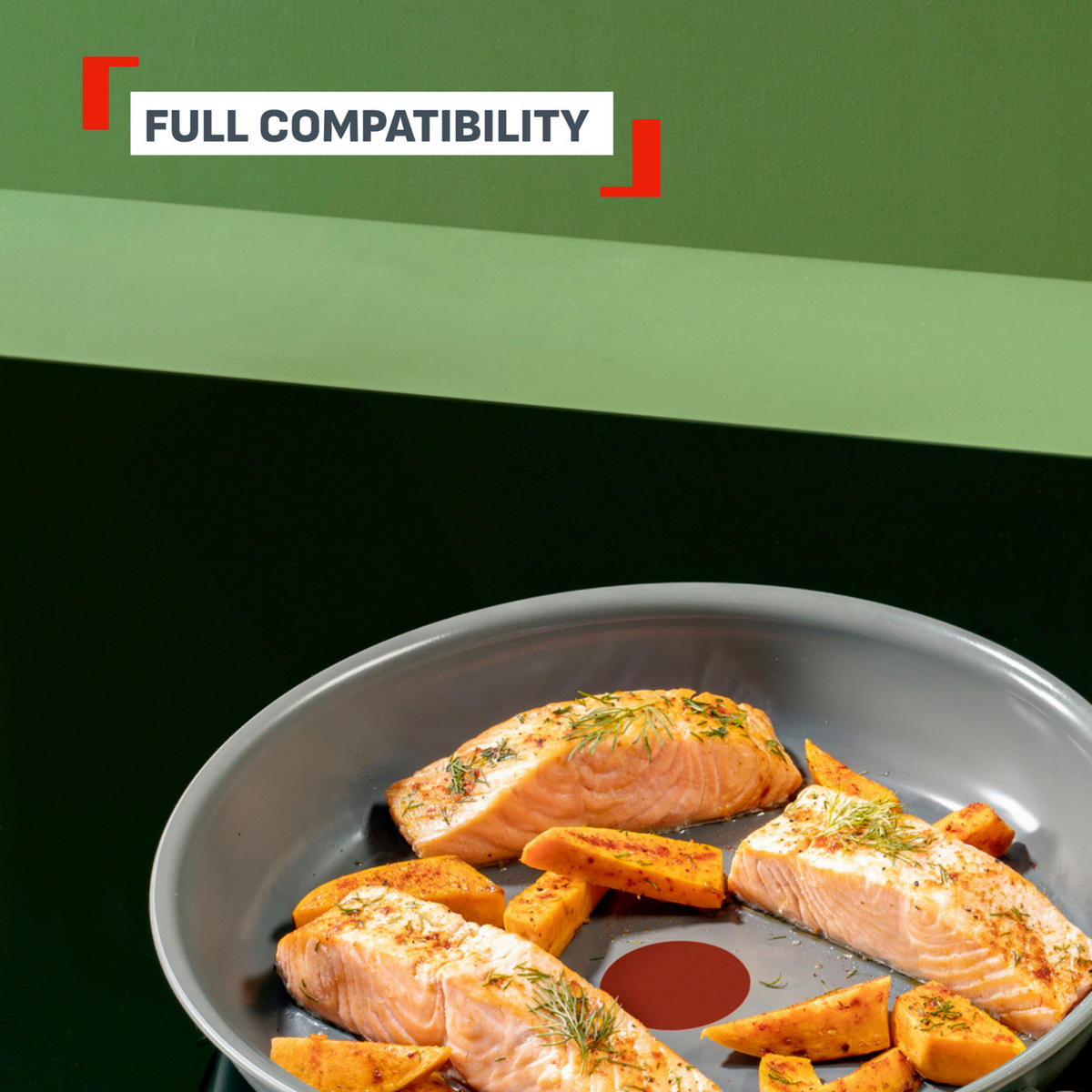 VOK PONEV  Renewal 28 cm  - barve aluminija, Basics, kovina (28cm) - Tefal