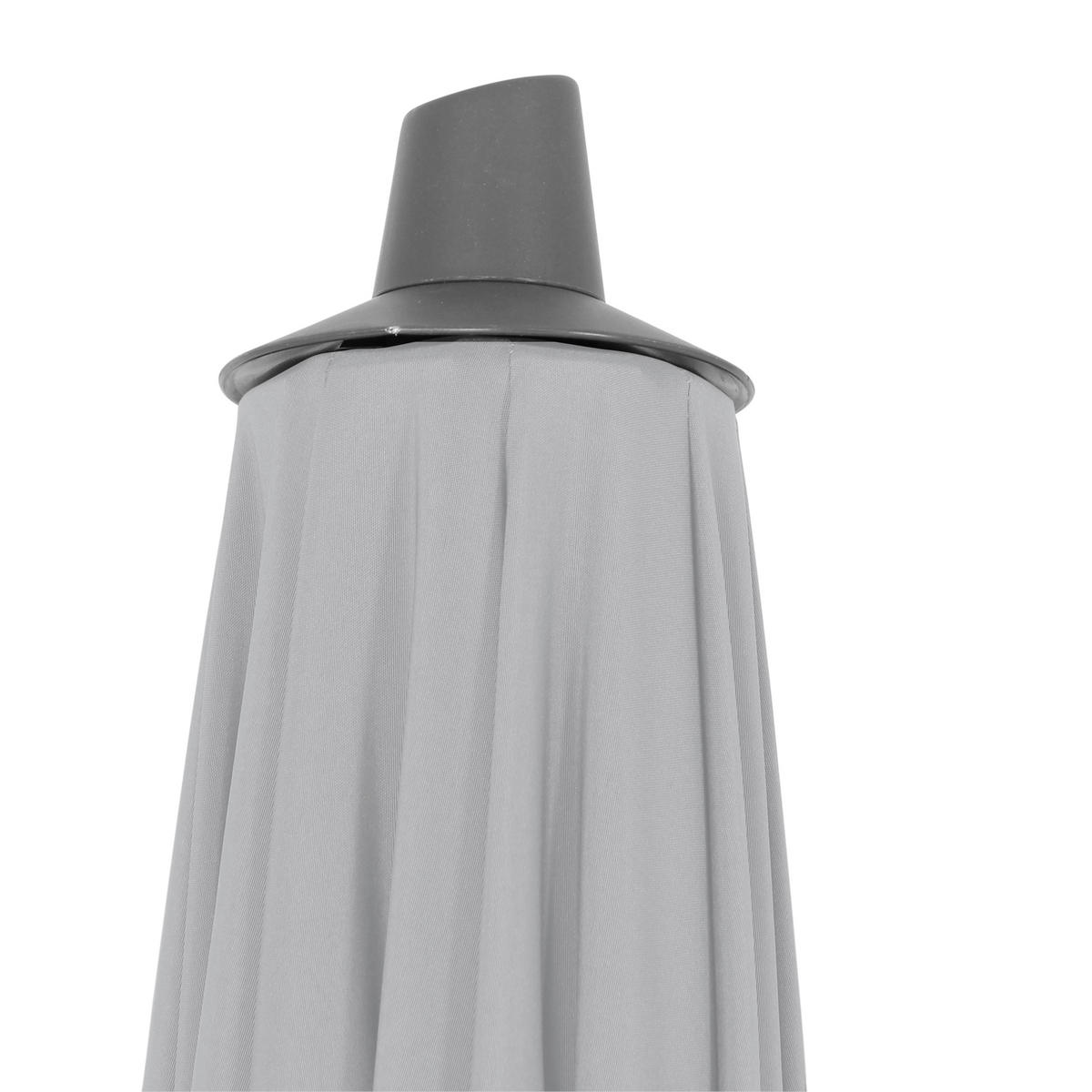 SONNENSCHIRM 250 cm  - Anthrazit/Grau, KONVENTIONELL, Textil/Metall (250/250cm) - Siena Garden