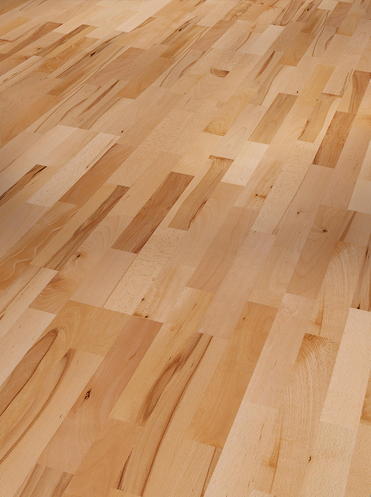 Schiffsboden Buche Matt BASIC 11-5 1518246  per  m² - Hellbraun, LIFESTYLE, Holz (220/18,5/1,15cm) - Parador