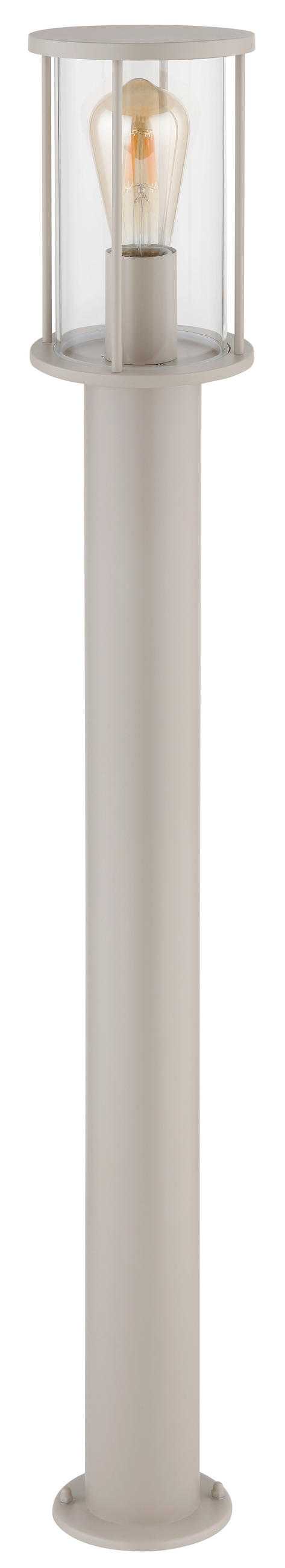 AUSSENLEUCHTE Gracey 14,3/100 cm  - Sandfarben/Klar, KONVENTIONELL, Glas/Metall (14,3/100cm) - Globo