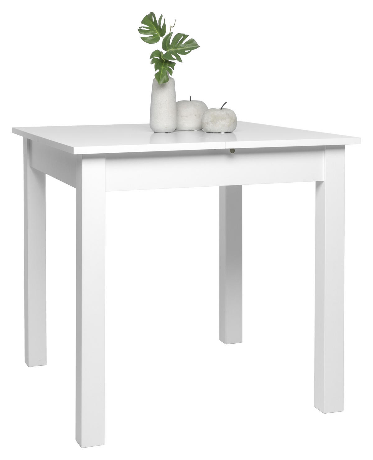 ESSTISCH in Holzwerkstoff 80/80/76,5 cm  - Weiß, Design, Holzwerkstoff (80/80/76,5cm) - MID.YOU