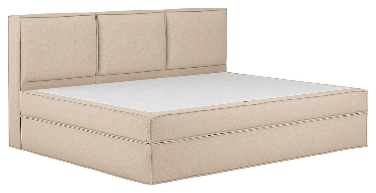 BOXSPRINGBETT 270/220 cm  in Beige  - Beige, Design, Textil (270/220cm) - home24