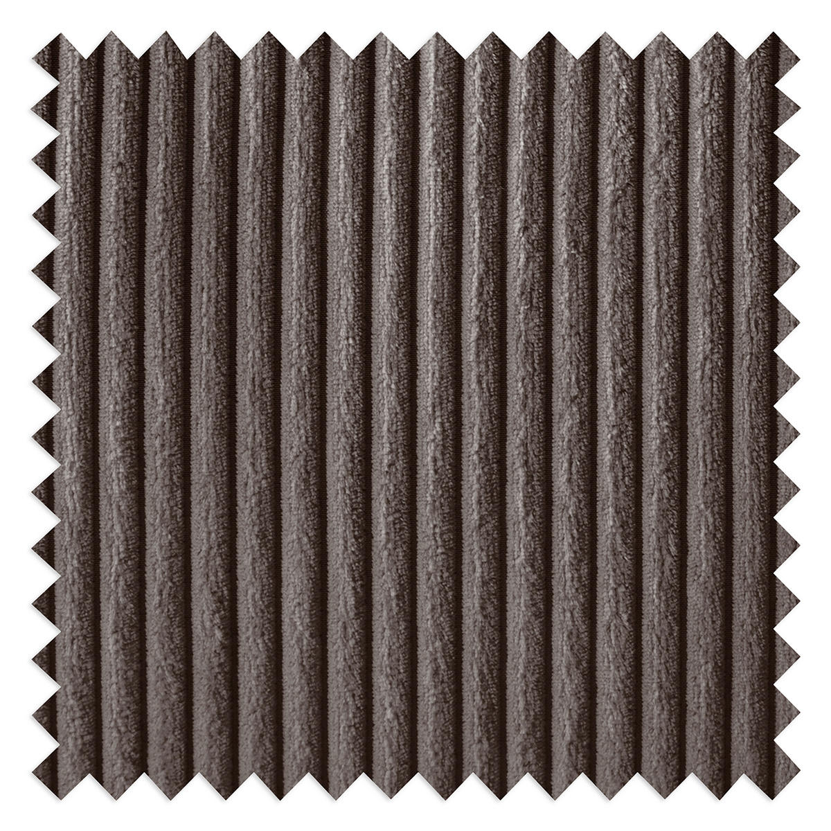 3-SITZER-SOFA Cord Taupe  - Taupe/Schwarz, Design, Textil/Metall (188/85/92cm) - Livetastic
