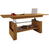 COUCHTISCH 65/115/52,5 cm Buchefarben  - Buchefarben, Basics, Holzwerkstoff (65/115/52,5cm) - MID.YOU