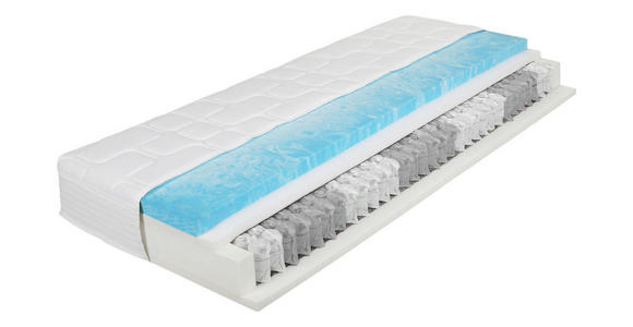BOXSPRINGMATRATZE 160/200 cm Höhe ca.  - Weiß, Basics, Textil (160/200cm) - Xora