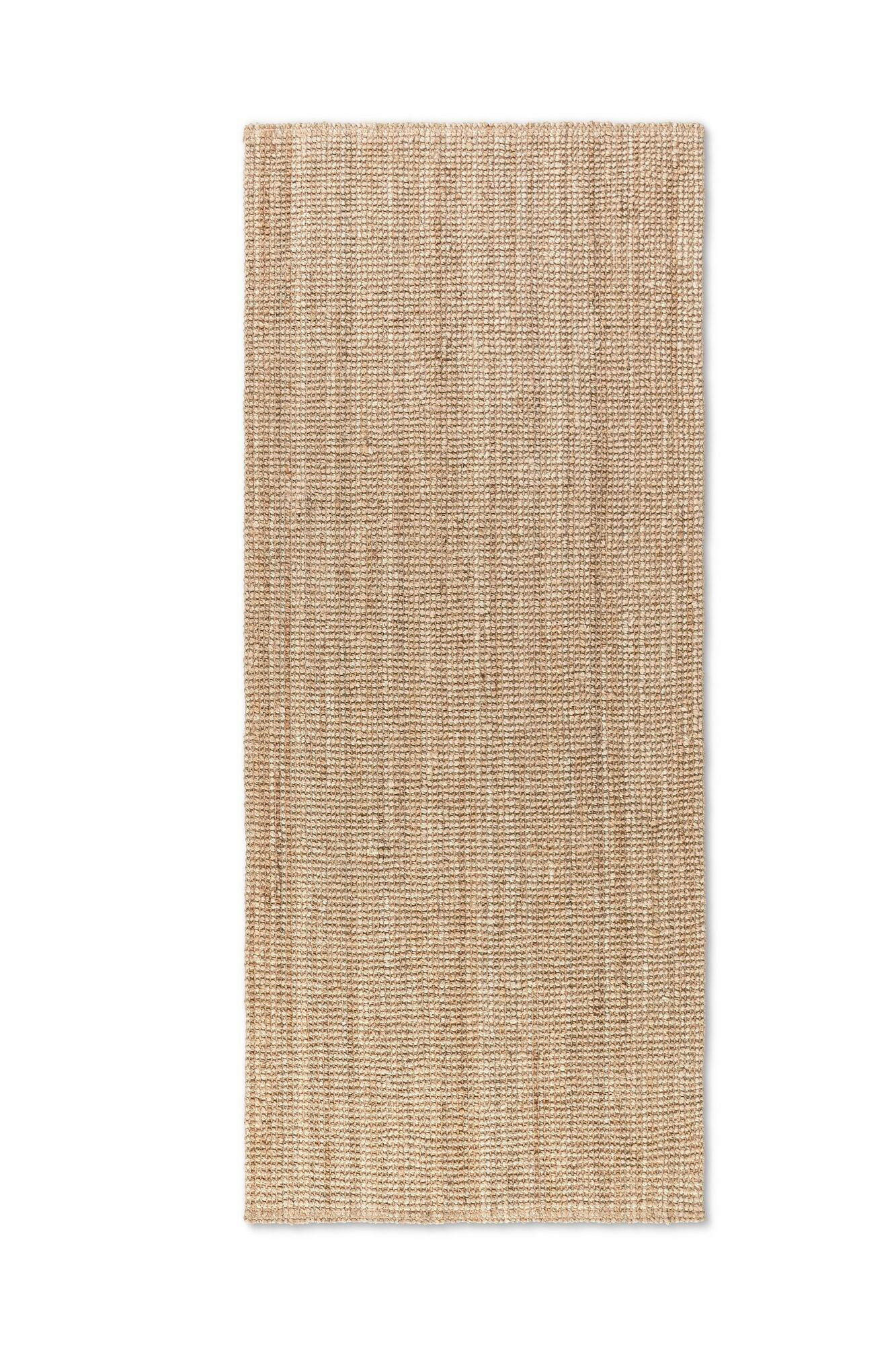 JUTETEPPICH 80/200/200 cm Bouclé Goldfarben  - Goldfarben, Basics, Textil (80/200/200cm) - Linea Natura