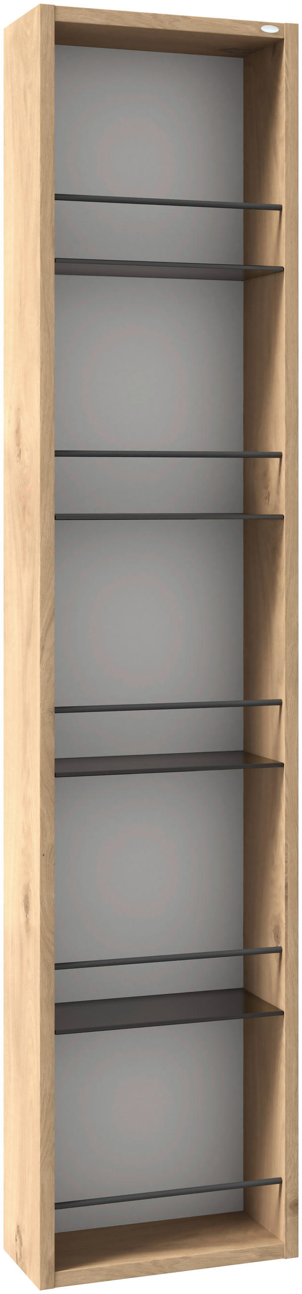 BADEZIMMERREGAL 31,9/160/16 cm  - Wildeiche/Weiß, LIFESTYLE, Glas/Holz (31,9/160/16cm) - Voglauer