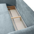 SCHLAFSOFA Flachgewebe Blau  - Blau/Schwarz, KONVENTIONELL, Kunststoff/Textil (250/74/108cm) - Carryhome