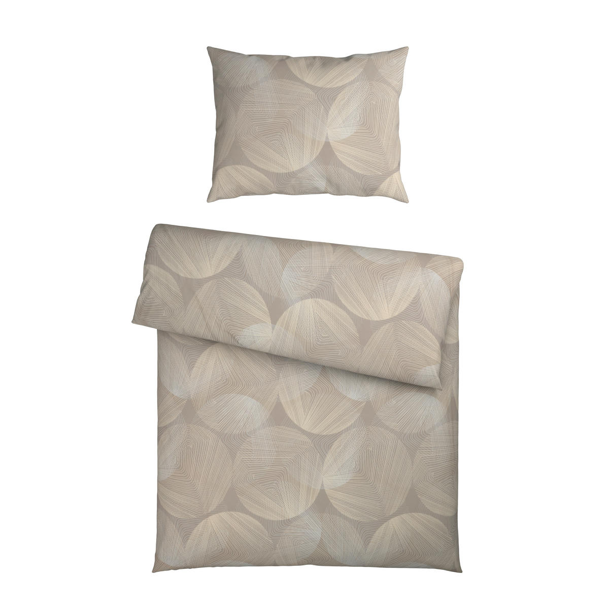 BETTWÄSCHE Atelier Makosatin 140/200 cm  - Creme, Basics, Textil (140/200cm) - Estella