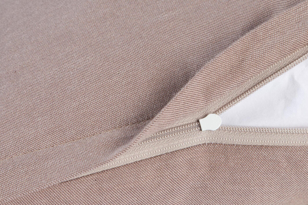 ZIERKISSEN Soft Label 35/35 cm  - Braun, Design, Textil (35/35cm) - Joop!
