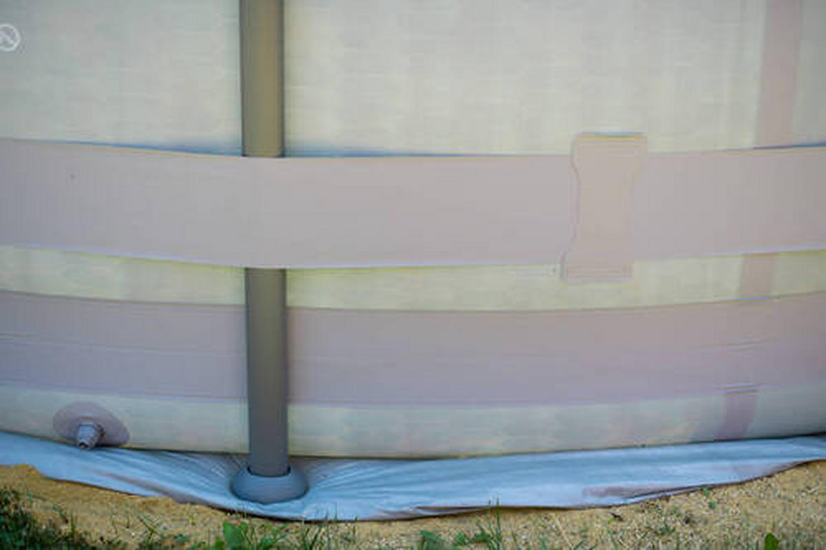 POOL 488/122 cm  - Anthrazit, KONVENTIONELL, Kunststoff (488/122cm)