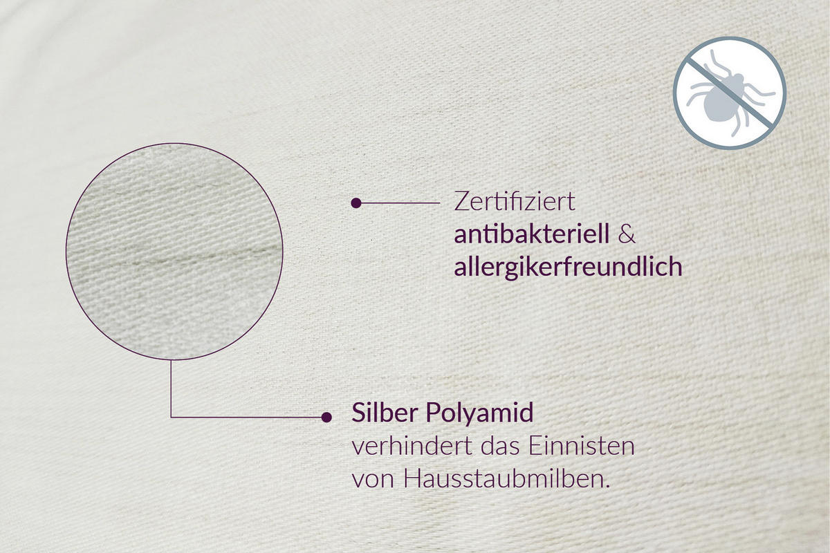 KOPFPOLSTER 70/90 cm   - Champagner, Basics, Textil (70/90cm) - Goldeck Austria