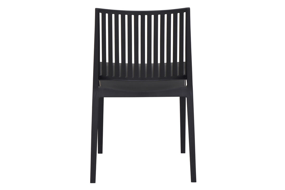 GARTENGARNITUR 3-teilig Stahl  - Anthrazit, Basics, Kunststoff/Metall (70/80/70cm) - Siena Garden