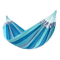 HÄNGEMATTE double org. cotton  - Blau/Dunkelblau, KONVENTIONELL, Textil (160/350cm) - La Siesta