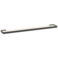 WANDBOARD110/3/15 cm Schwarz, Kaschmir  - Kaschmir/Schwarz, Basics, Holzwerkstoff/Metall (110/3/15cm) - Xora