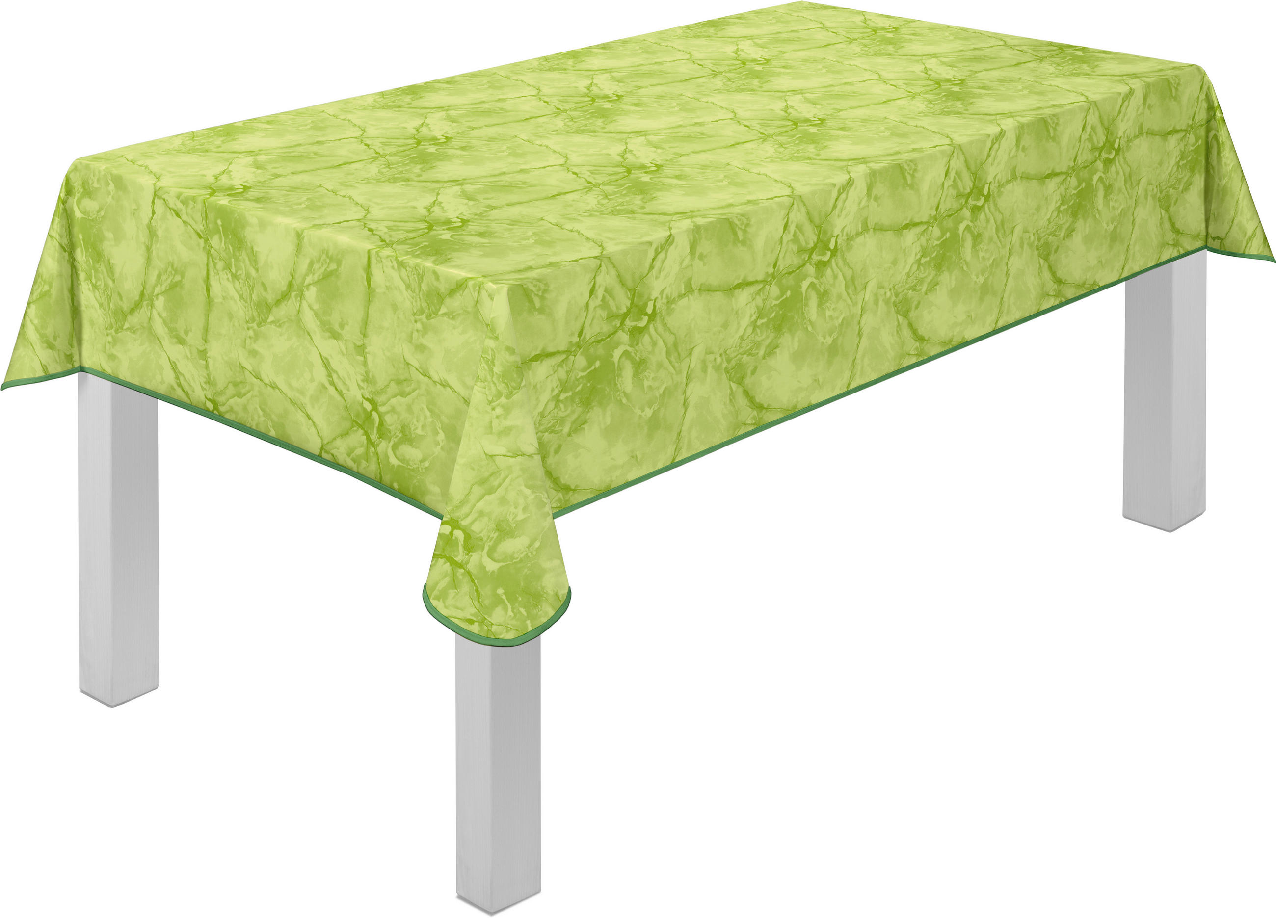 TISCHDECKE MILANO 130/220 cm  - Hellgrün, KONVENTIONELL, Textil (130/220cm) - Peyer Syntex