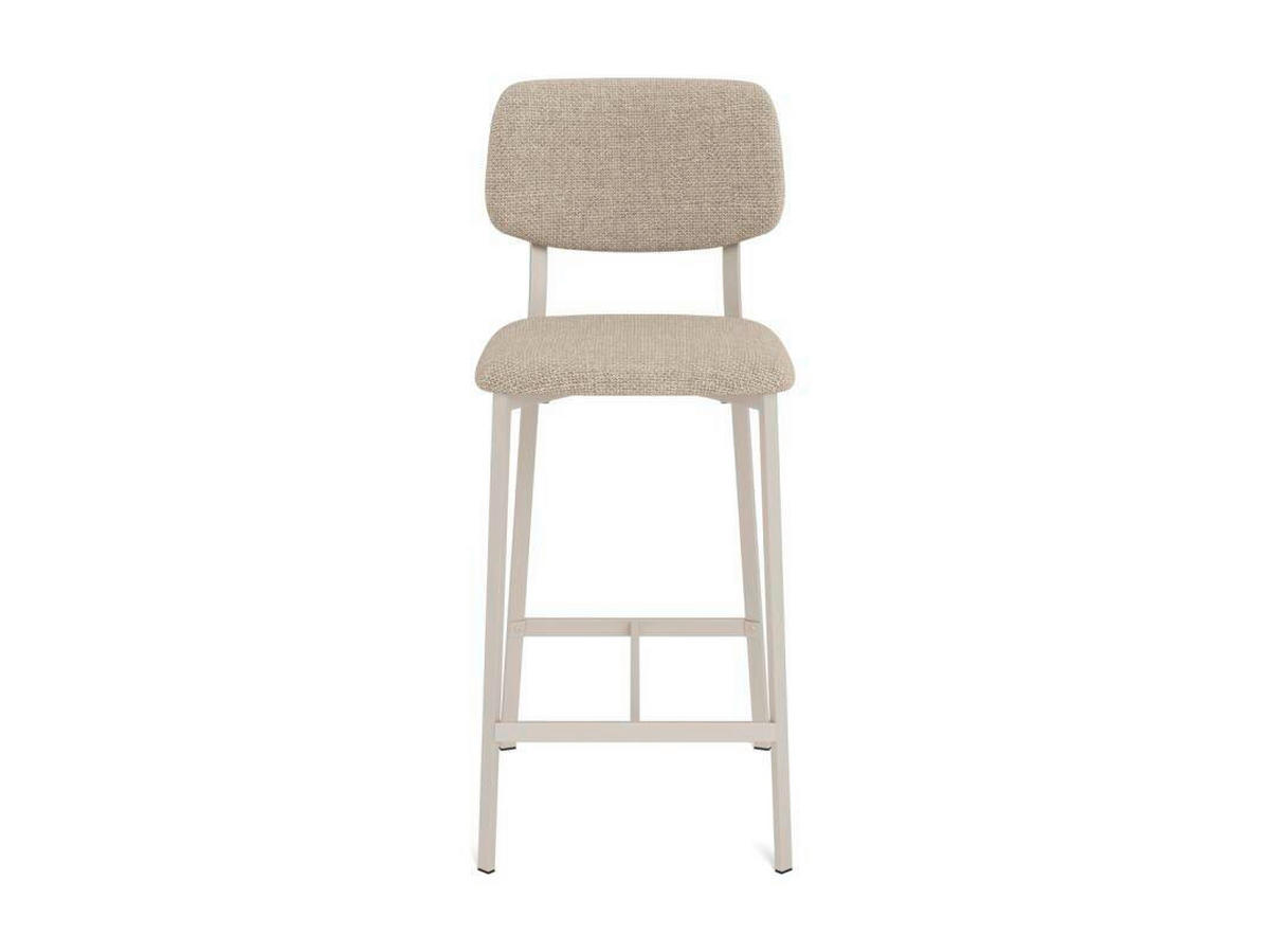 BARHOCKER in Beige  - Beige, KONVENTIONELL, Textil/Metall (40/98/48cm) - MID.YOU