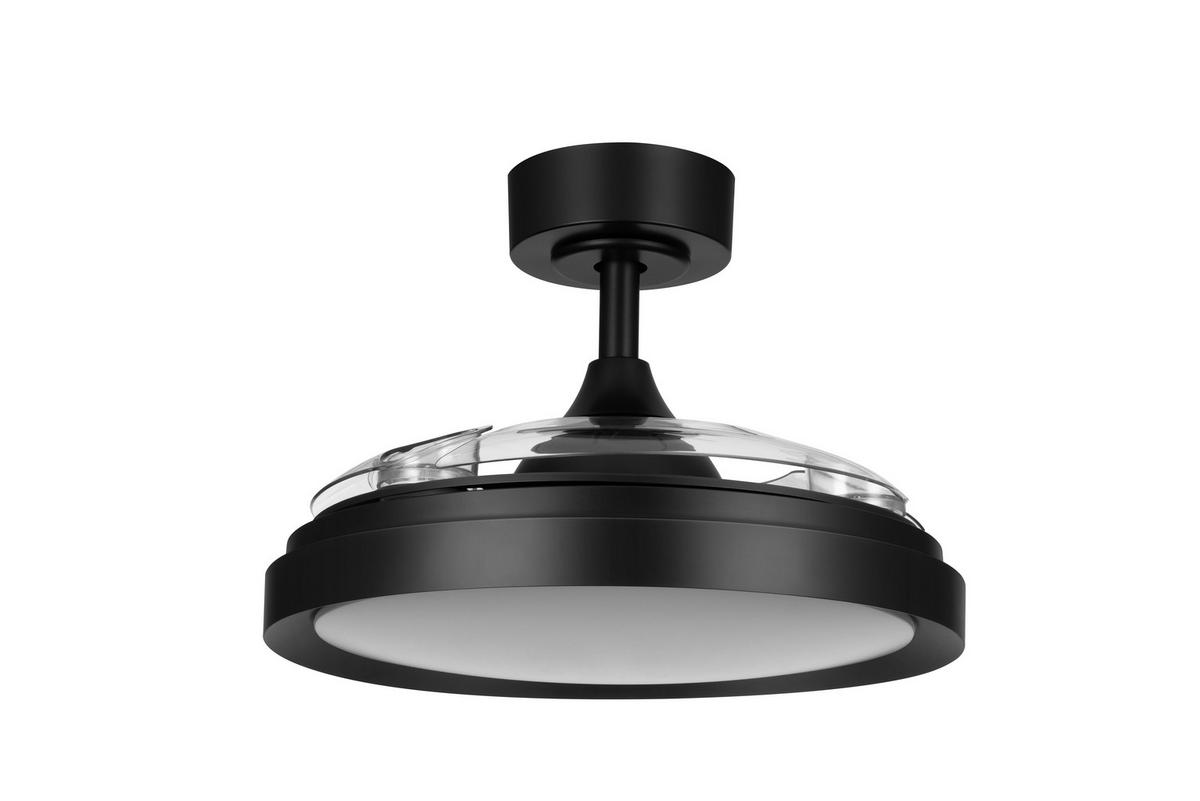 DECKENVENTILATOR - Transparent/Schwarz, Basics, Kunststoff/Metall (91/32,1cm) - Mican