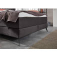 BOXSPRINGBETT 160/200 cm  in Anthrazit  - Anthrazit/Graphitfarben, Design, Textil/Metall (160/200cm) - Xora