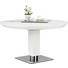 ESSTISCH in Holz, Metall, Glas 135/74 cm - Weiß, Design, Glas/Holz (135/74cm) - Bacher ESSTISCH in Holz, Metall, Glas 135/74 cm - Weiß, Design, Glas/Holz (135/74cm) - Bacher