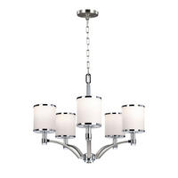 KRONLEUCHTER 64.2/75.6 cm   - Chromfarben/Nickelfarben, Design, Glas/Metall (64.2/75.6cm) - Elstead Lighting