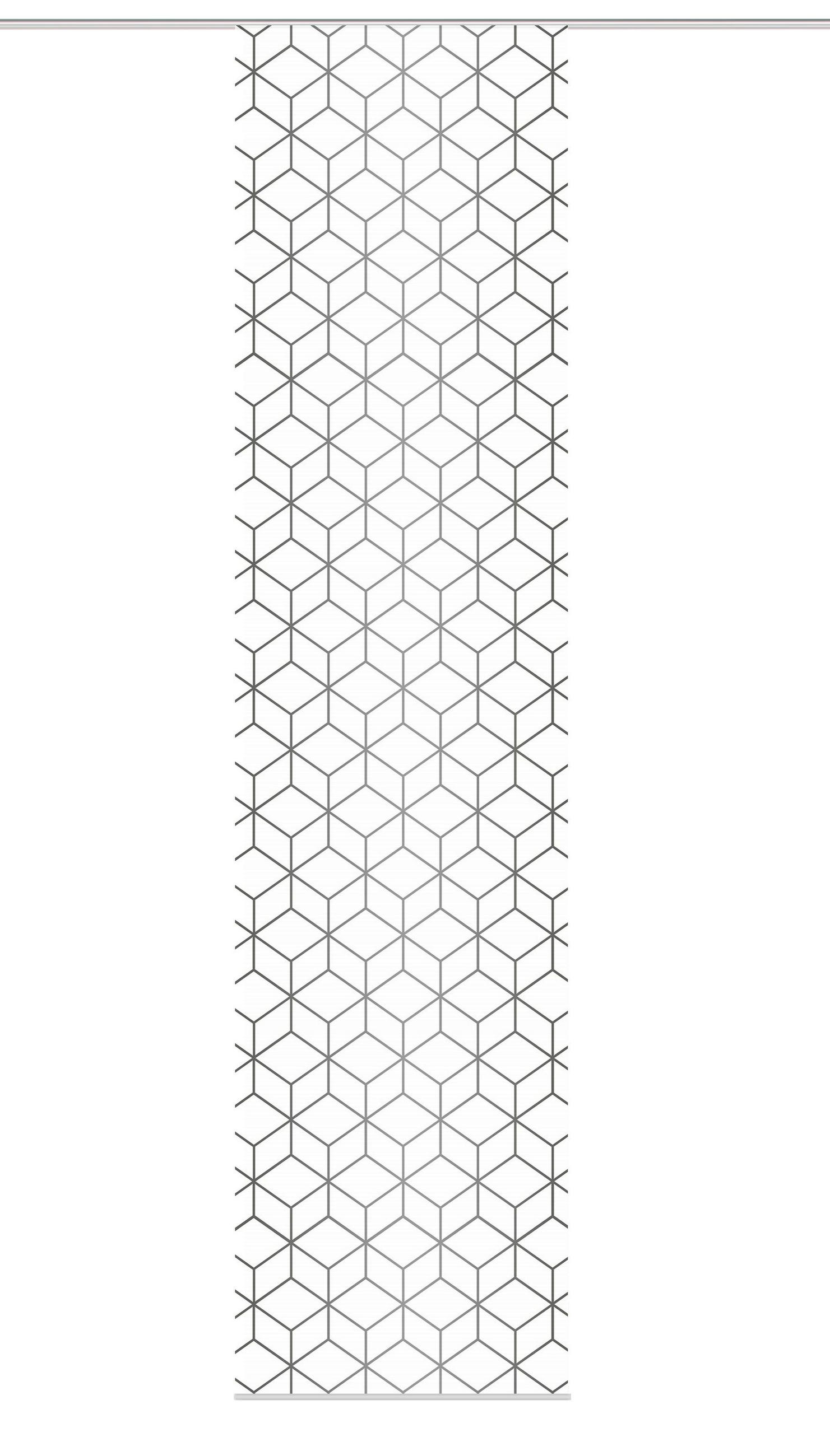 Flächenvorhang in Grau