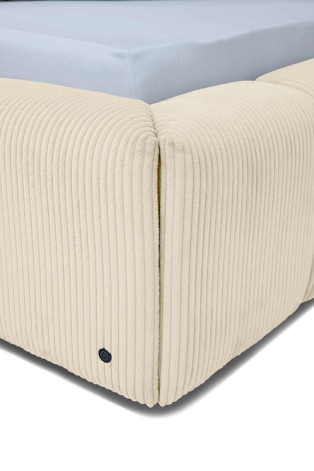 POLSTERBETT 140/200 cm,  in Beige,  - Beige/Schwarz, Design, Kunststoff/Textil (140/200cm) - Tom Tailor