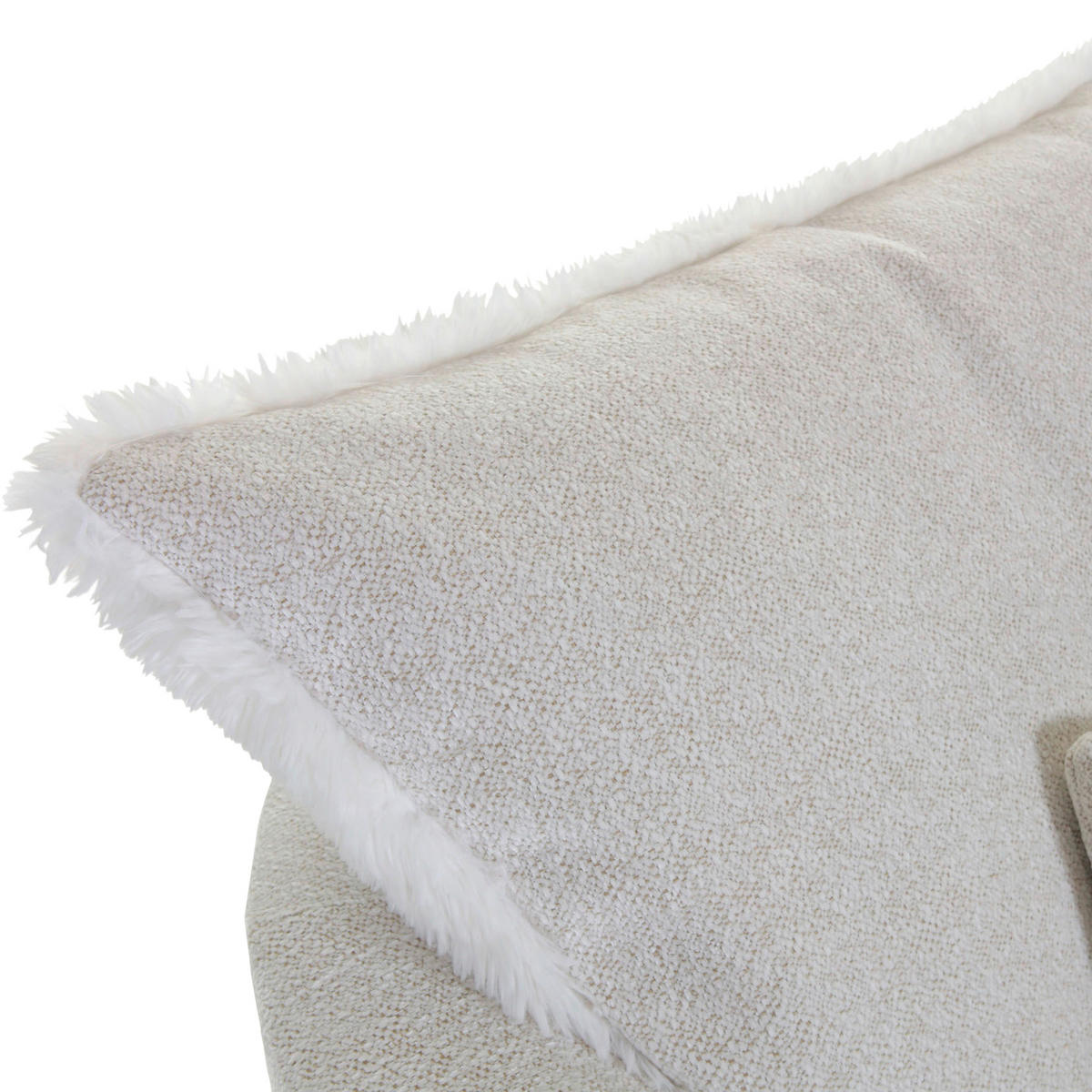 SESSEL in Flachgewebe Weiss  - Weiss/Schwarz, Konventionell, Textil/Metall (115/72/115cm) - Carryhome