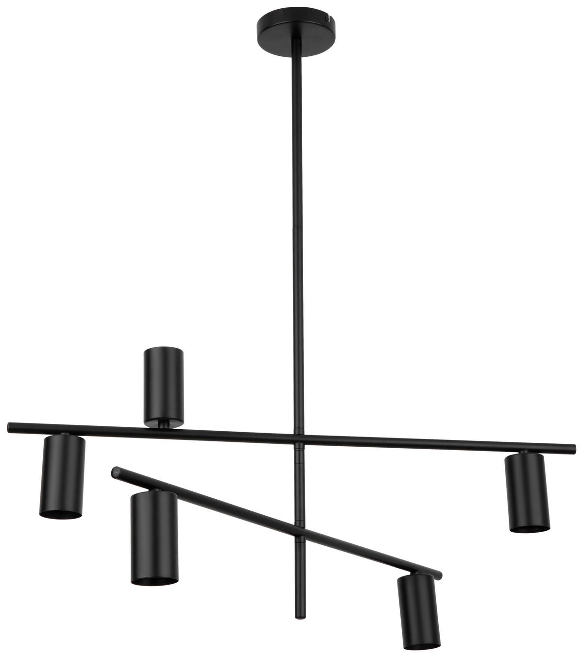 HÄNGELEUCHTE 80/80/86 cm   - Schwarz, Design, Metall (80/80/86cm) - Collet's Monde