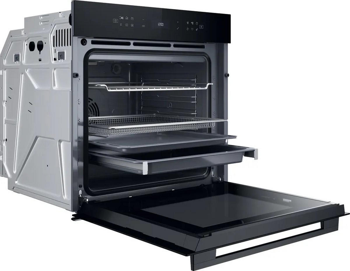 EINBAUBACKOFEN BBI78HT1SK  - Schwarz, Basics, Glas/Metall (59,5/59,5/54,9cm) - Bauknecht