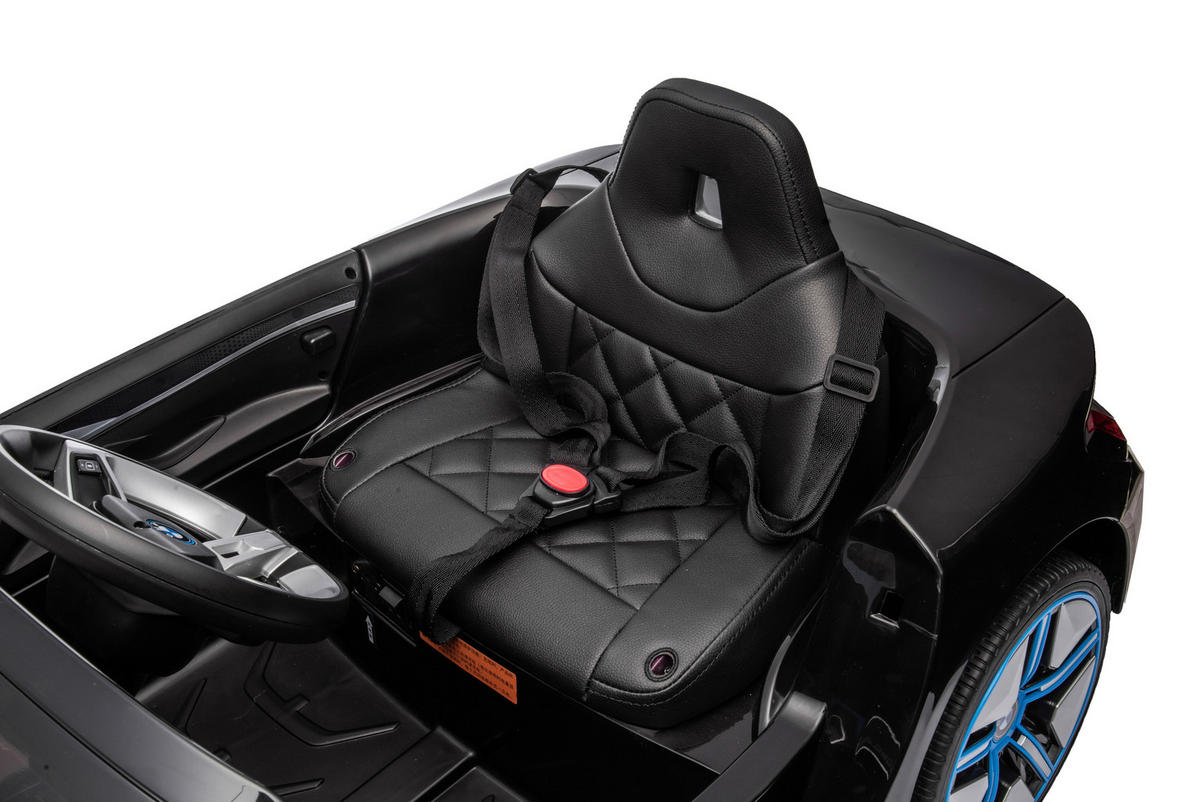 ELEKTRO-KINDERAUTO  - Schwarz, KONVENTIONELL, Kunststoff/Metall (115/67/45cm) - Atrigo