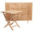 GARTENTISCH Holz, Metall Edelstahlfarben, Teakfarben - Edelstahlfarben/Teakfarben, LIFESTYLE, Holz/Metall (70/70/74cm) - Zebra Süd GARTENTISCH Holz, Metall Edelstahlfarben, Teakfarben - Edelstahlfarben/Teakfarben, LIFESTYLE, Holz/Metall (70/70/74cm) - Zebra Süd