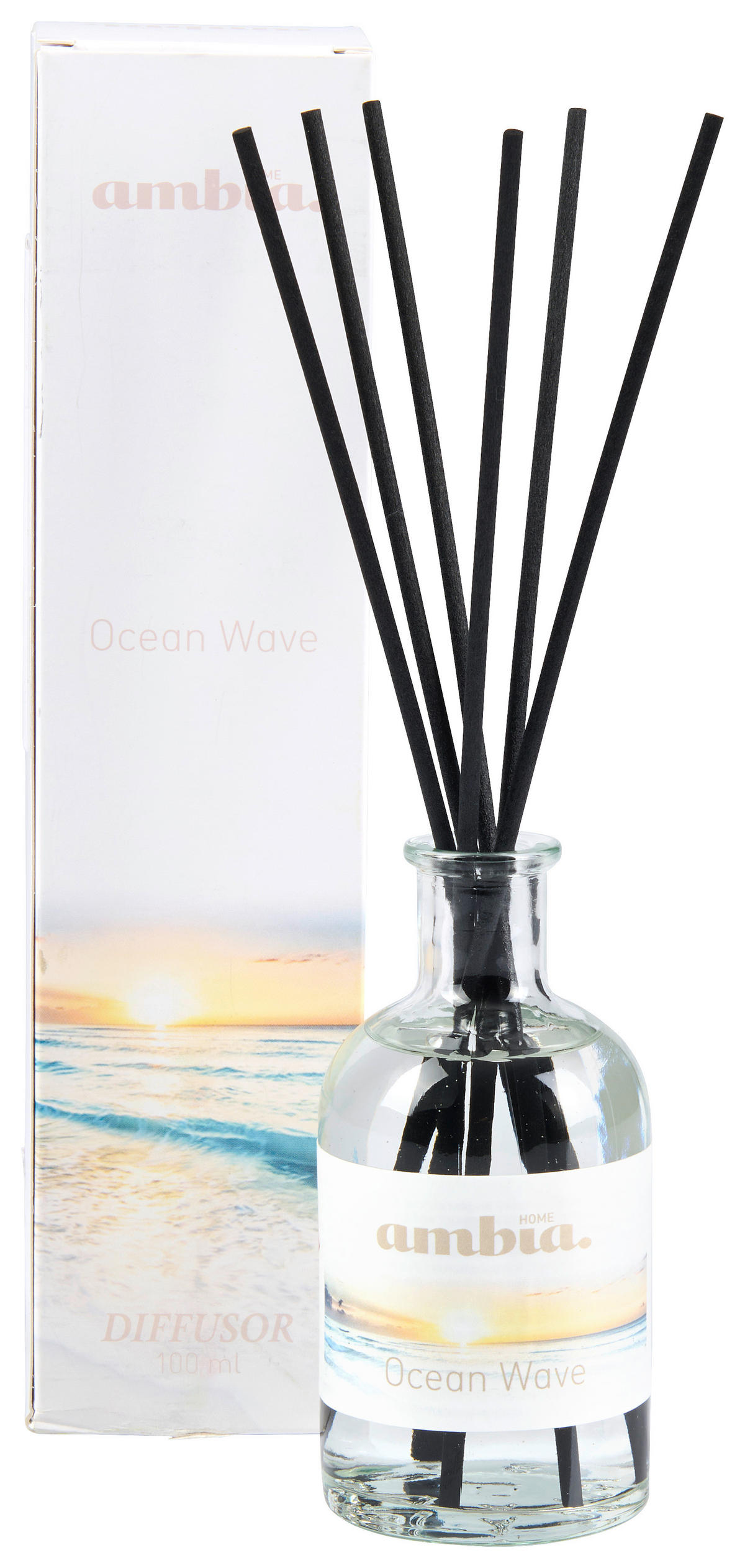 RAUMDUFT 100 ml floral, fruchtig  - Grauweiß, Basics, Glas (100ml) - Ambia Home