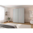 SCHWEBETÜRENSCHRANK 181/223/68 cm 2-türig Grau  - Grau, KONVENTIONELL, Holzwerkstoff/Metall (181/223/68cm) - Novel