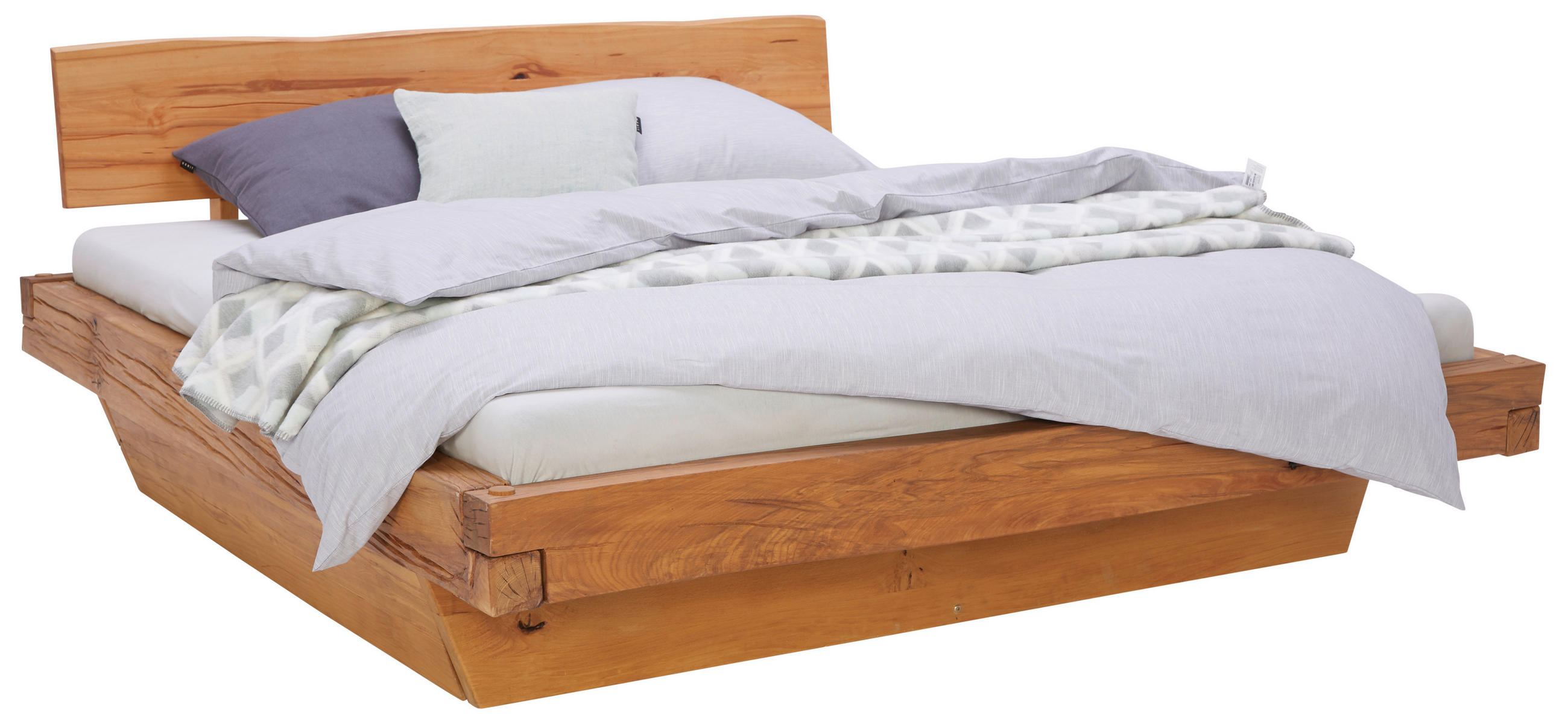 TRÁMOVÁ POSTEĽ, 180/200 cm, farba buka - farba buka, Lifestyle, drevo (180/200cm) - Linea Natura